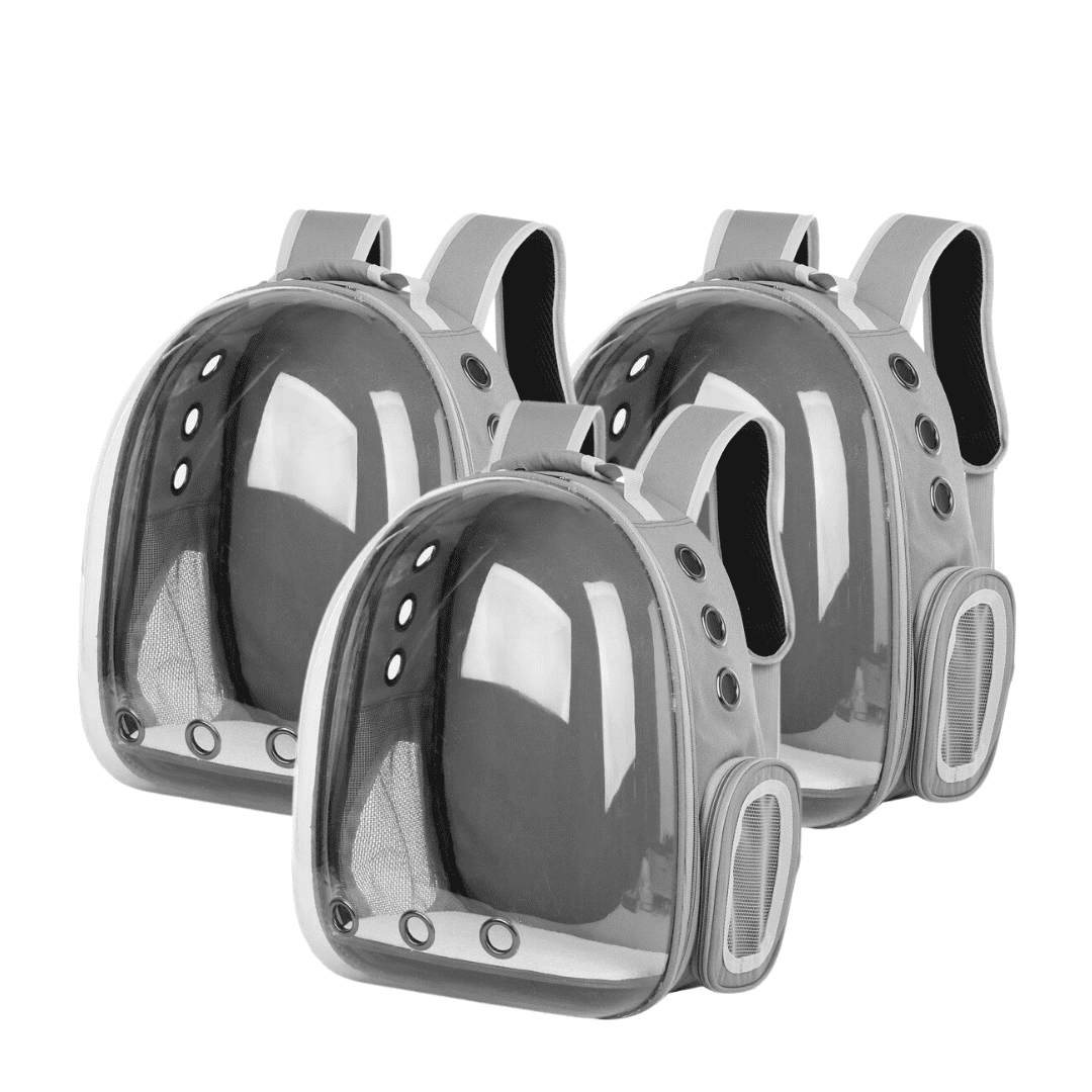 Breathable Transparent Cat Pet Carrier Backpack Triple Bundle