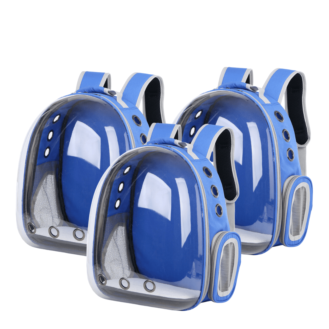 Breathable Transparent Cat Pet Carrier Backpack Triple Bundle